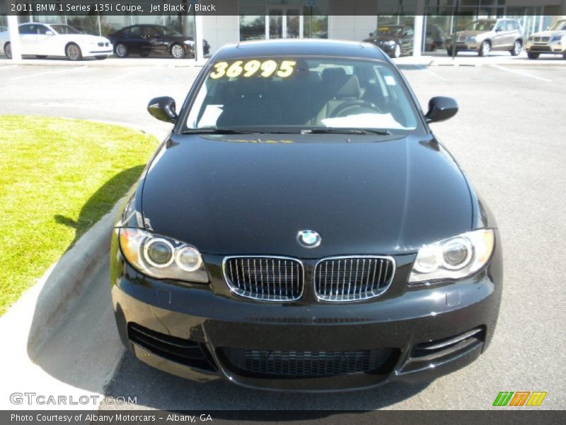 Jet Black / Black 2011 BMW 1 Series 135i Coupe