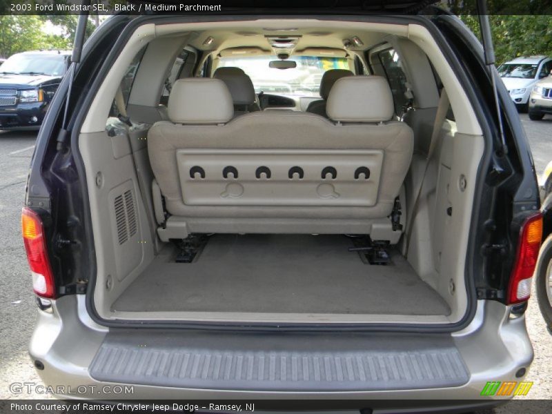 Black / Medium Parchment 2003 Ford Windstar SEL