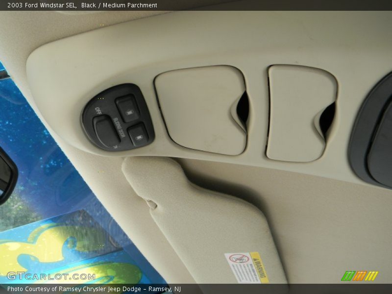 Black / Medium Parchment 2003 Ford Windstar SEL