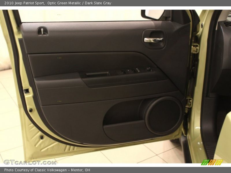 Optic Green Metallic / Dark Slate Gray 2010 Jeep Patriot Sport