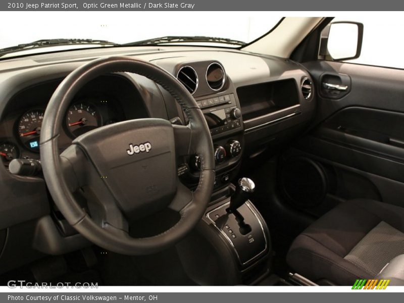 Optic Green Metallic / Dark Slate Gray 2010 Jeep Patriot Sport