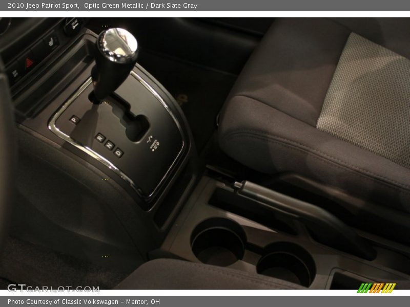 Optic Green Metallic / Dark Slate Gray 2010 Jeep Patriot Sport