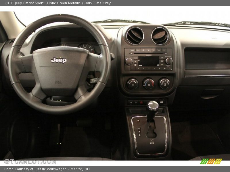 Optic Green Metallic / Dark Slate Gray 2010 Jeep Patriot Sport