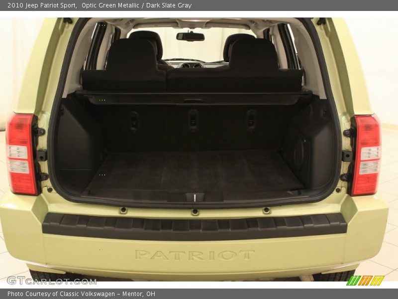 Optic Green Metallic / Dark Slate Gray 2010 Jeep Patriot Sport