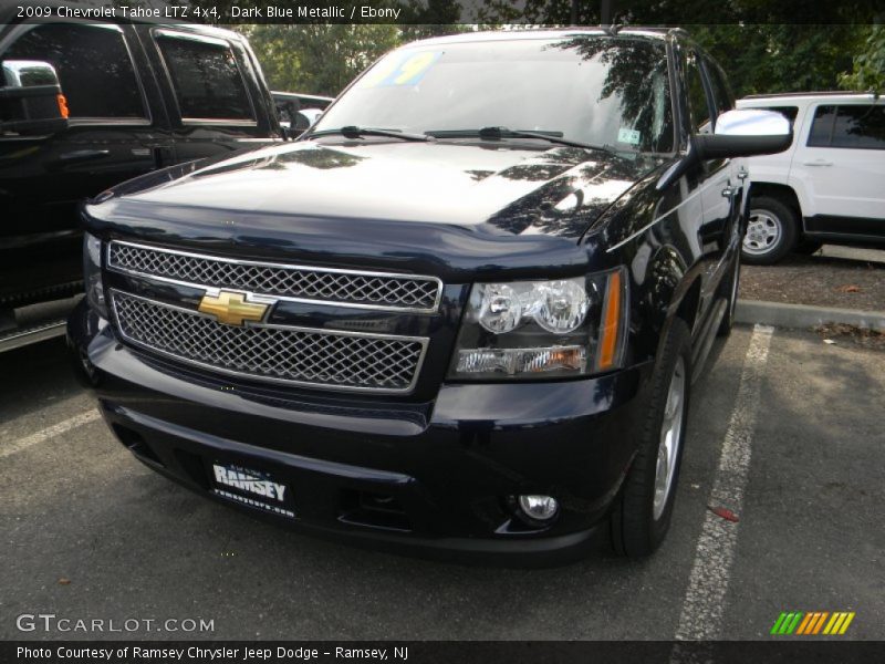 Dark Blue Metallic / Ebony 2009 Chevrolet Tahoe LTZ 4x4