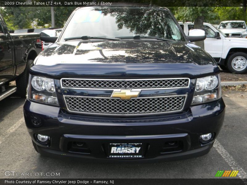 Dark Blue Metallic / Ebony 2009 Chevrolet Tahoe LTZ 4x4