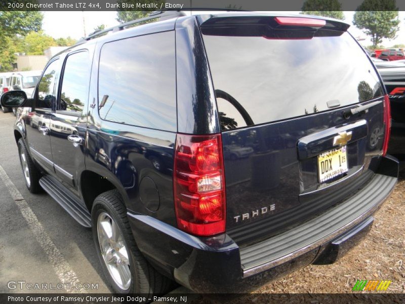 Dark Blue Metallic / Ebony 2009 Chevrolet Tahoe LTZ 4x4
