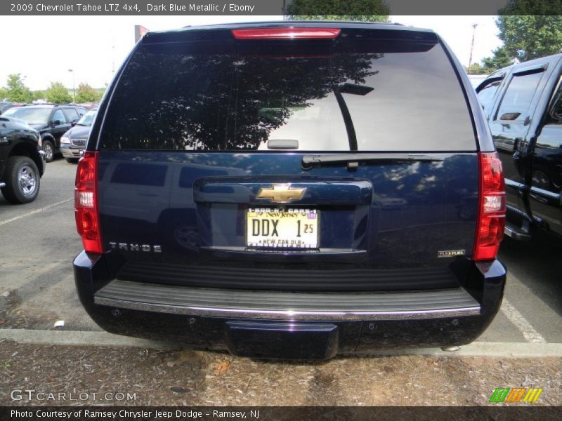 Dark Blue Metallic / Ebony 2009 Chevrolet Tahoe LTZ 4x4