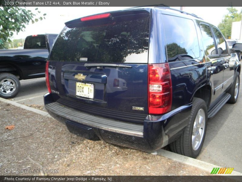 Dark Blue Metallic / Ebony 2009 Chevrolet Tahoe LTZ 4x4