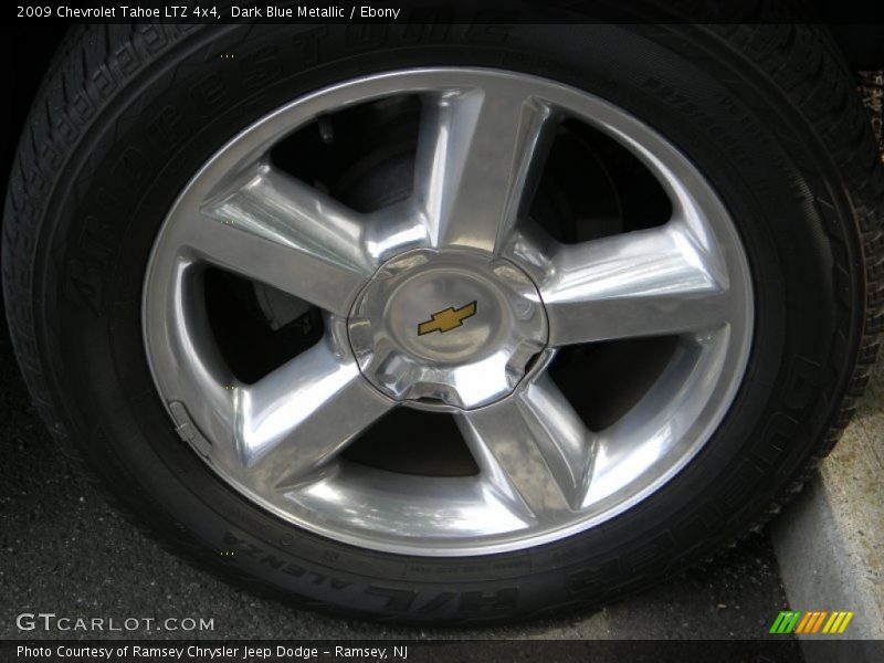 Dark Blue Metallic / Ebony 2009 Chevrolet Tahoe LTZ 4x4