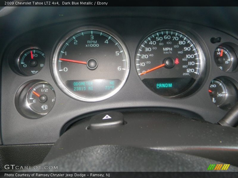 Dark Blue Metallic / Ebony 2009 Chevrolet Tahoe LTZ 4x4