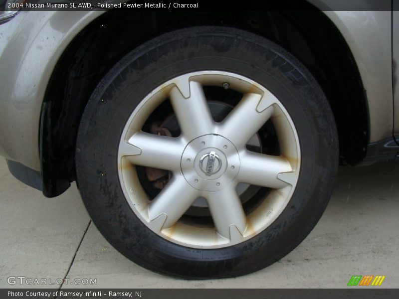 Polished Pewter Metallic / Charcoal 2004 Nissan Murano SL AWD