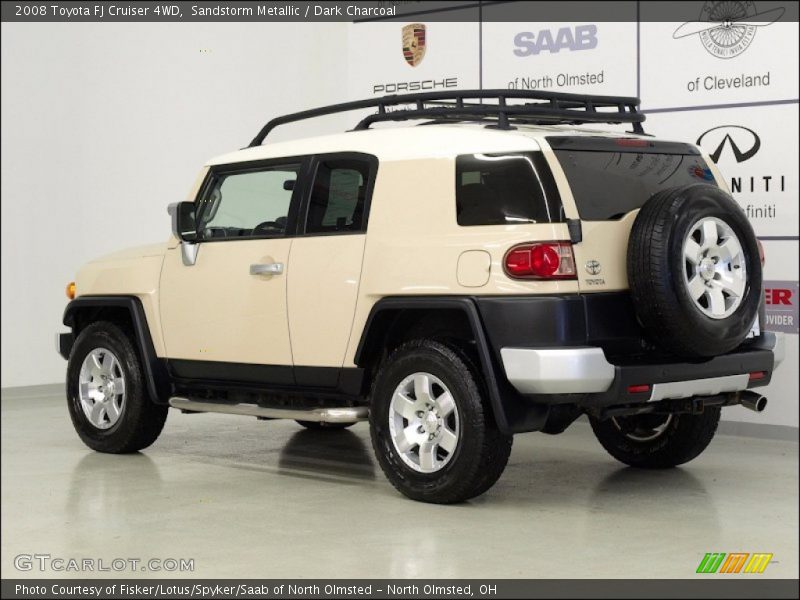 Sandstorm Metallic / Dark Charcoal 2008 Toyota FJ Cruiser 4WD