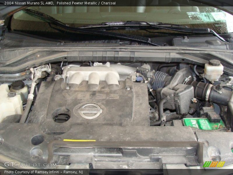 Polished Pewter Metallic / Charcoal 2004 Nissan Murano SL AWD