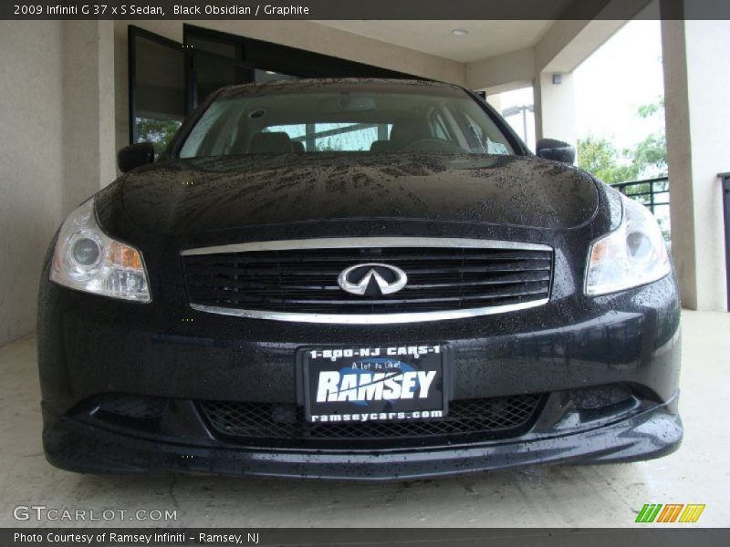 Black Obsidian / Graphite 2009 Infiniti G 37 x S Sedan