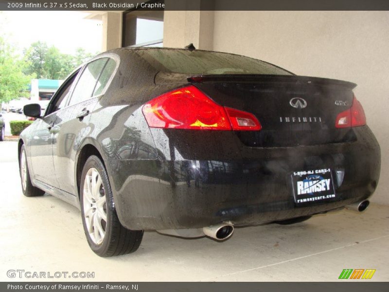 Black Obsidian / Graphite 2009 Infiniti G 37 x S Sedan