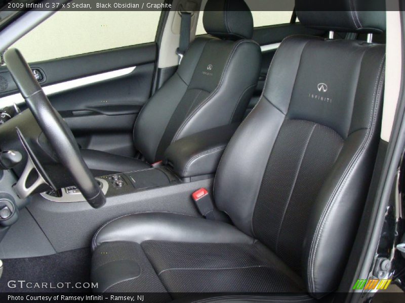 Black Obsidian / Graphite 2009 Infiniti G 37 x S Sedan