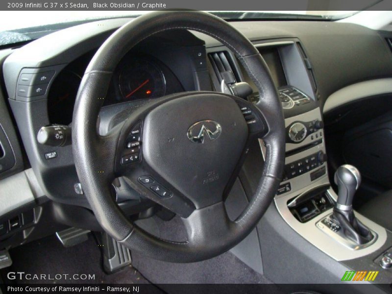 Black Obsidian / Graphite 2009 Infiniti G 37 x S Sedan