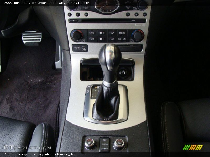 Black Obsidian / Graphite 2009 Infiniti G 37 x S Sedan