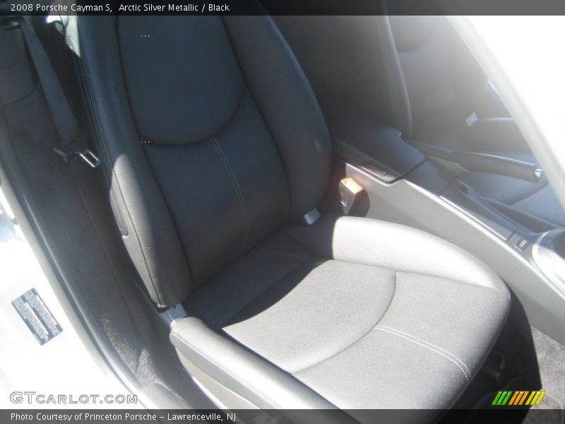 Arctic Silver Metallic / Black 2008 Porsche Cayman S