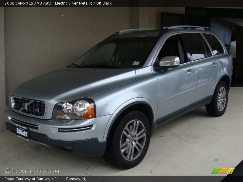 Electric Silver Metallic / Off Black 2008 Volvo XC90 V8 AWD