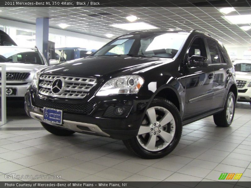 Black / Black 2011 Mercedes-Benz ML 350 4Matic