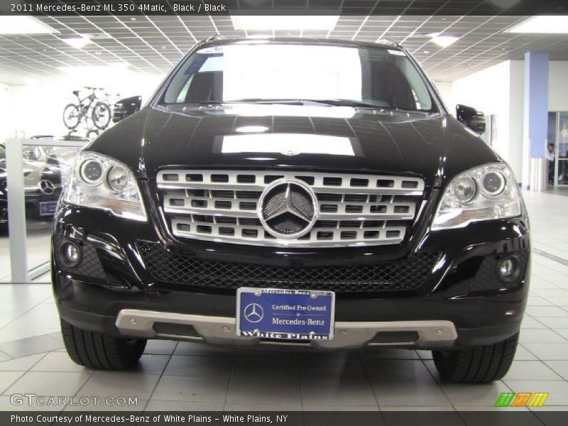 Black / Black 2011 Mercedes-Benz ML 350 4Matic