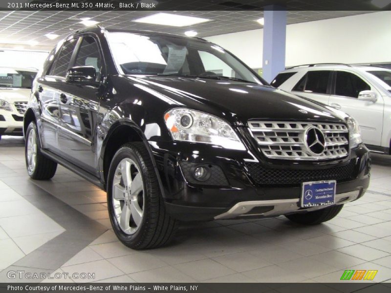 Black / Black 2011 Mercedes-Benz ML 350 4Matic