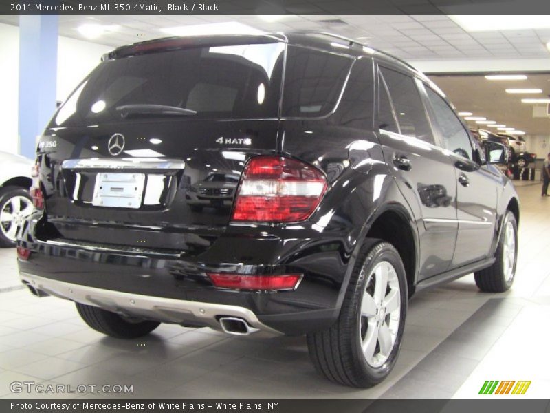 Black / Black 2011 Mercedes-Benz ML 350 4Matic