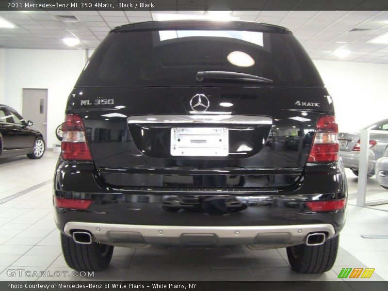Black / Black 2011 Mercedes-Benz ML 350 4Matic