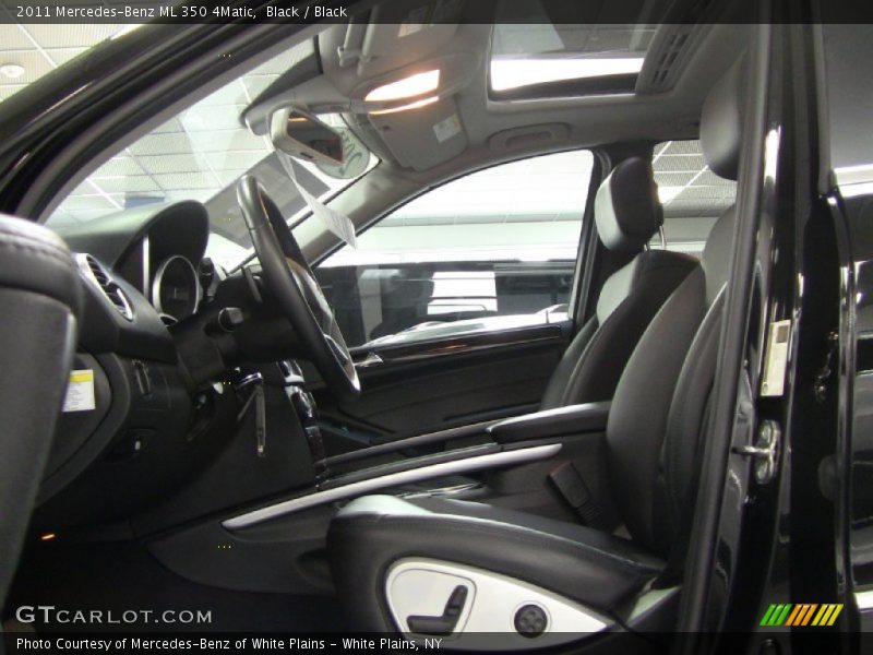 Black / Black 2011 Mercedes-Benz ML 350 4Matic