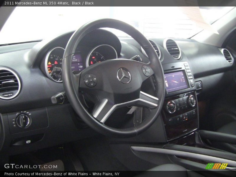 Black / Black 2011 Mercedes-Benz ML 350 4Matic