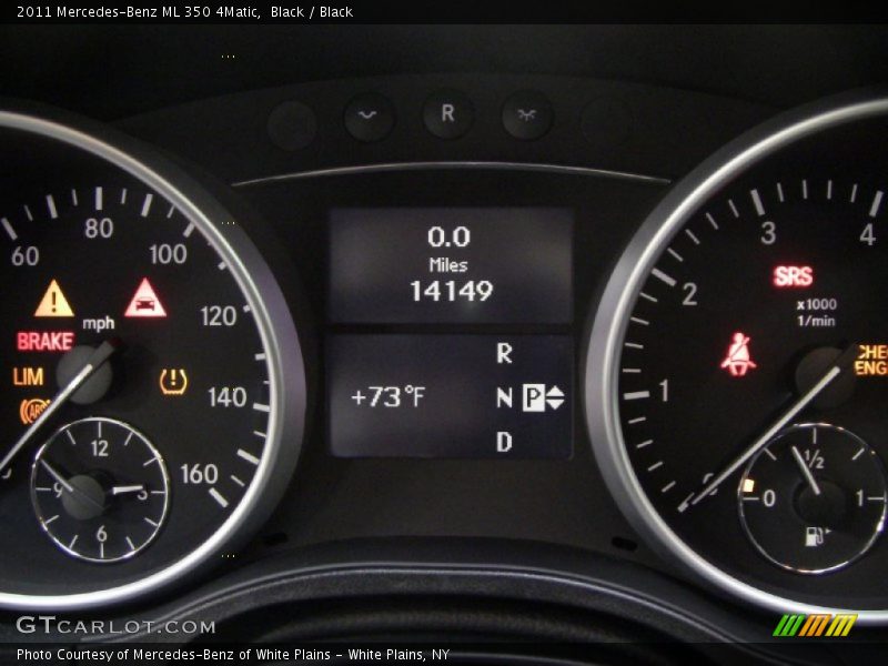 Black / Black 2011 Mercedes-Benz ML 350 4Matic