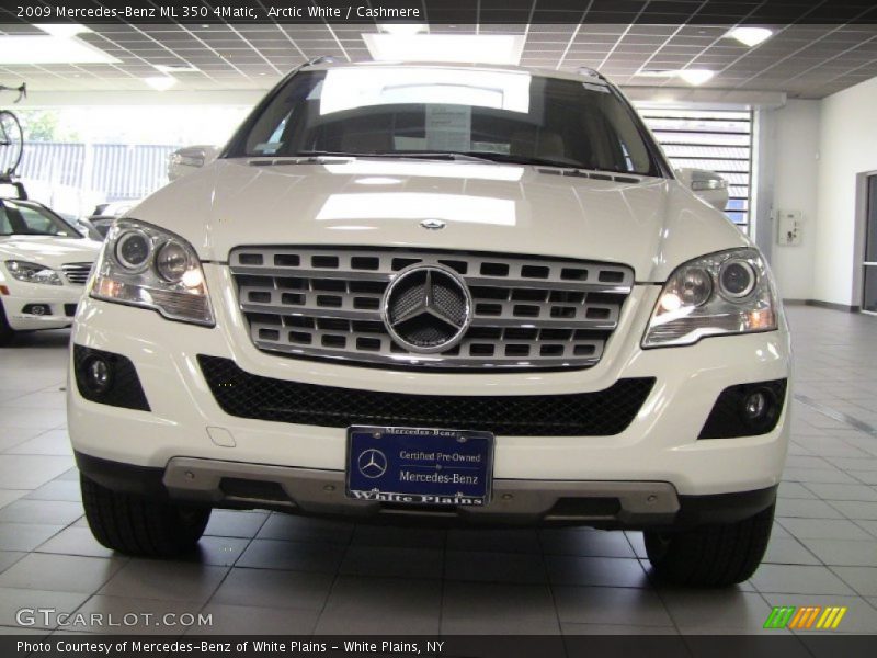 Arctic White / Cashmere 2009 Mercedes-Benz ML 350 4Matic