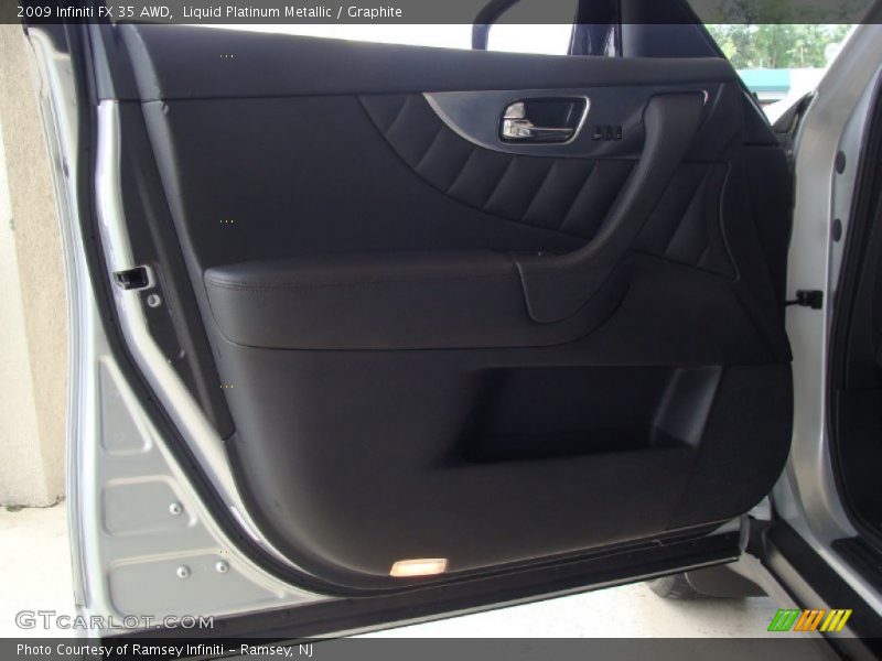 Liquid Platinum Metallic / Graphite 2009 Infiniti FX 35 AWD