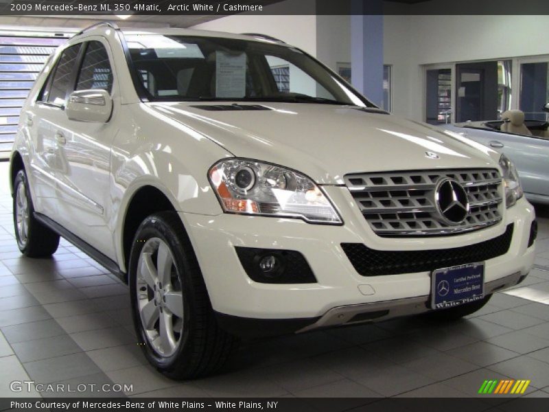 Arctic White / Cashmere 2009 Mercedes-Benz ML 350 4Matic