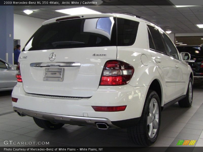 Arctic White / Cashmere 2009 Mercedes-Benz ML 350 4Matic