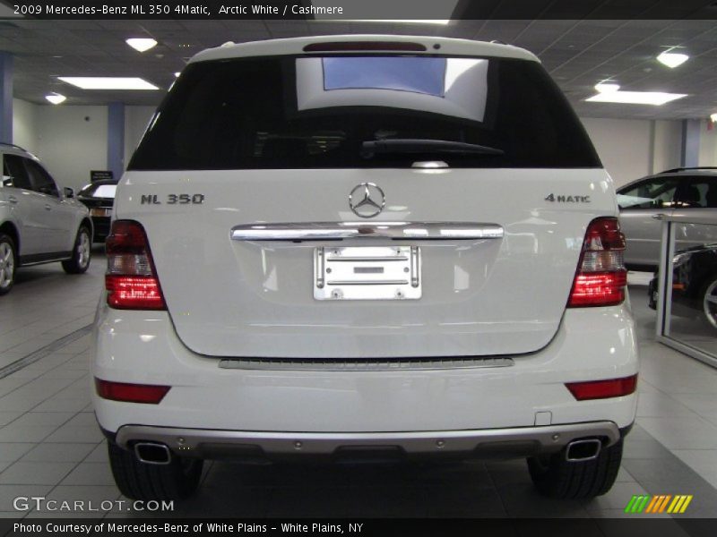 Arctic White / Cashmere 2009 Mercedes-Benz ML 350 4Matic