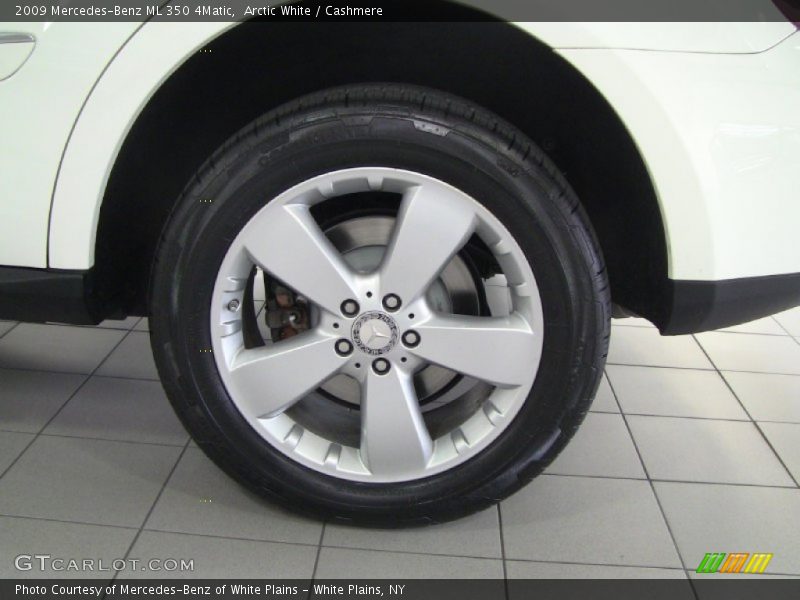 Arctic White / Cashmere 2009 Mercedes-Benz ML 350 4Matic