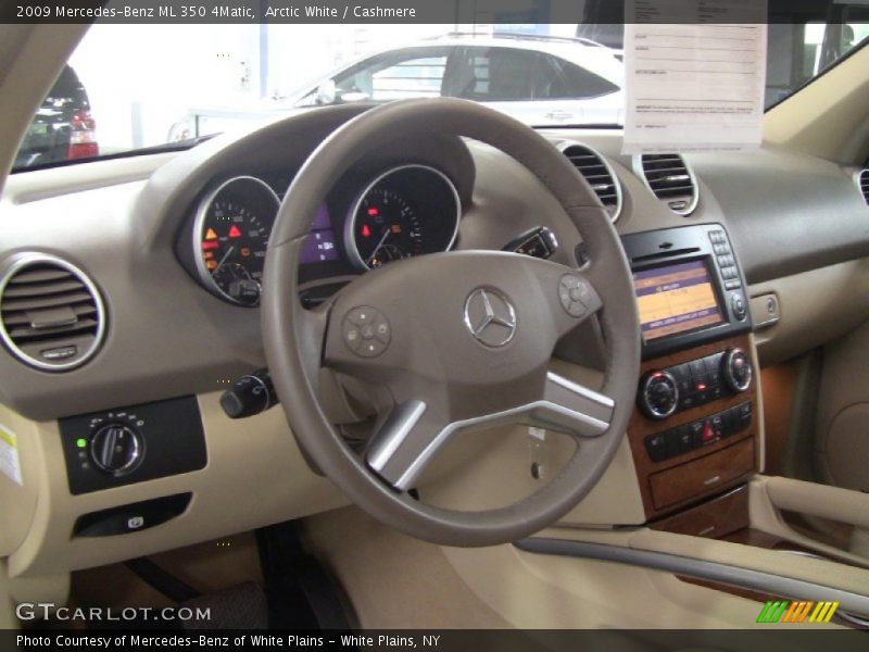 Arctic White / Cashmere 2009 Mercedes-Benz ML 350 4Matic