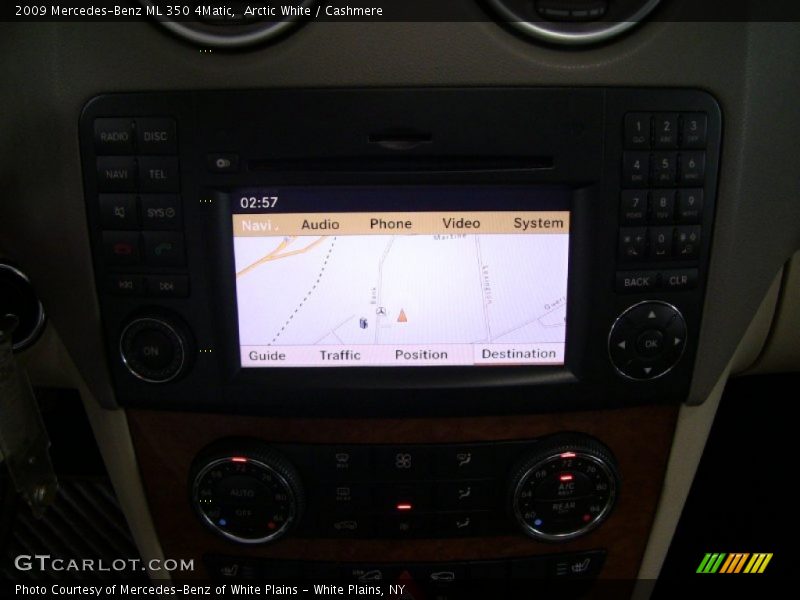 Arctic White / Cashmere 2009 Mercedes-Benz ML 350 4Matic