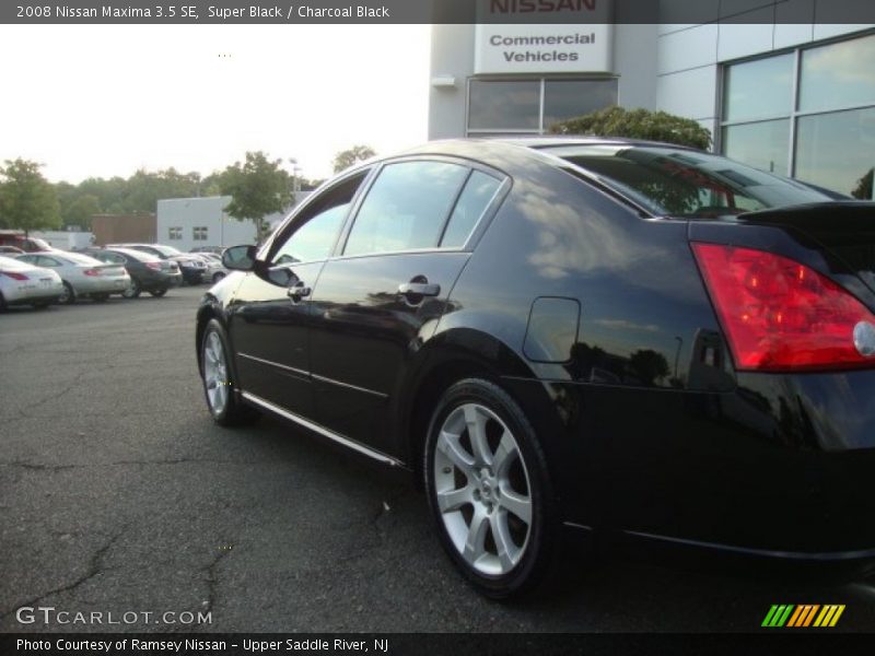 Super Black / Charcoal Black 2008 Nissan Maxima 3.5 SE
