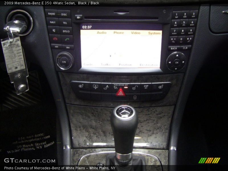 Black / Black 2009 Mercedes-Benz E 350 4Matic Sedan
