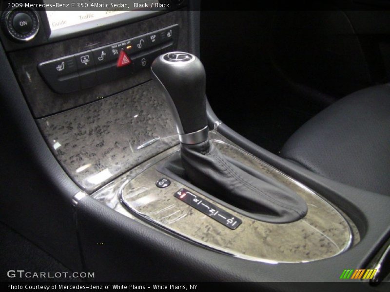 Black / Black 2009 Mercedes-Benz E 350 4Matic Sedan