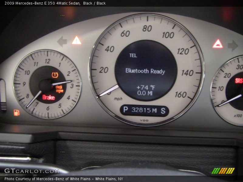 Black / Black 2009 Mercedes-Benz E 350 4Matic Sedan
