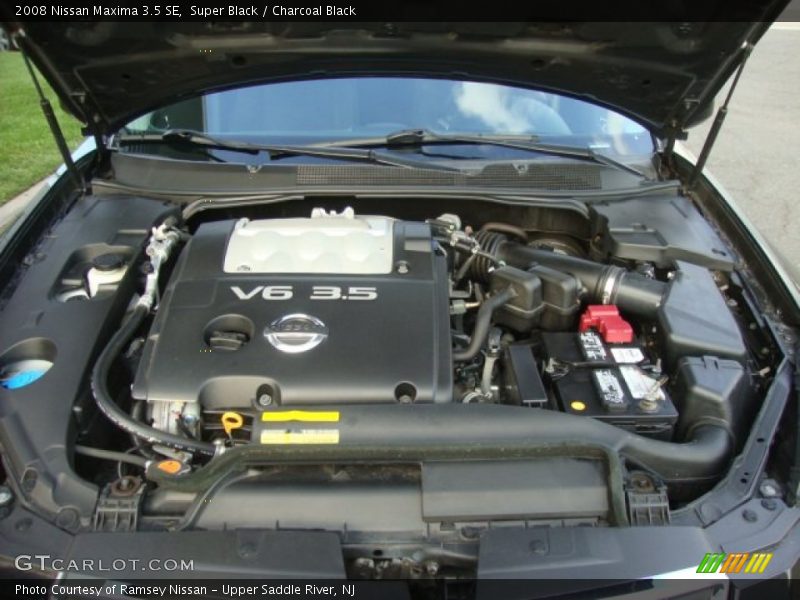 Super Black / Charcoal Black 2008 Nissan Maxima 3.5 SE