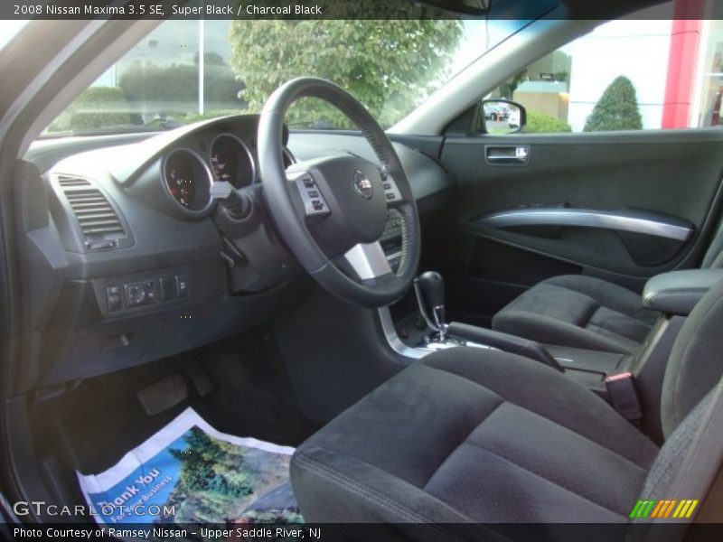 Super Black / Charcoal Black 2008 Nissan Maxima 3.5 SE