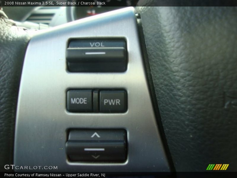 Super Black / Charcoal Black 2008 Nissan Maxima 3.5 SE