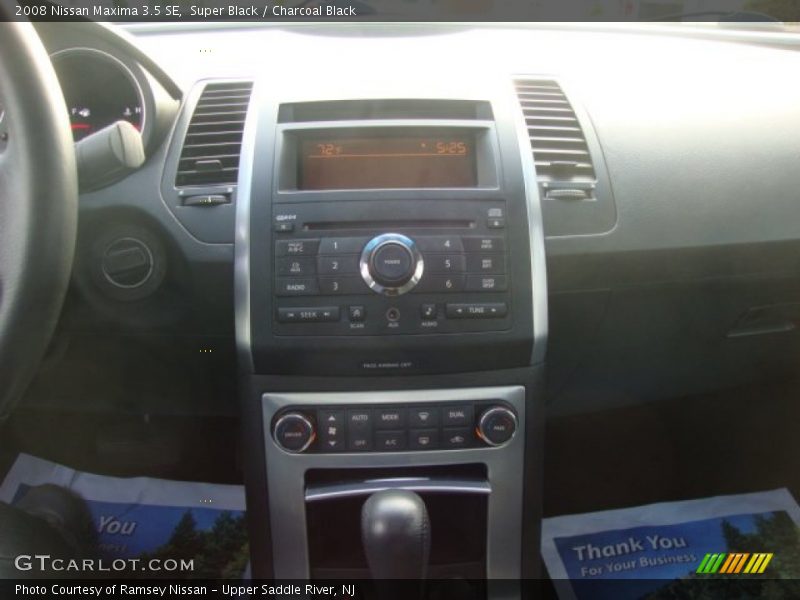 Super Black / Charcoal Black 2008 Nissan Maxima 3.5 SE