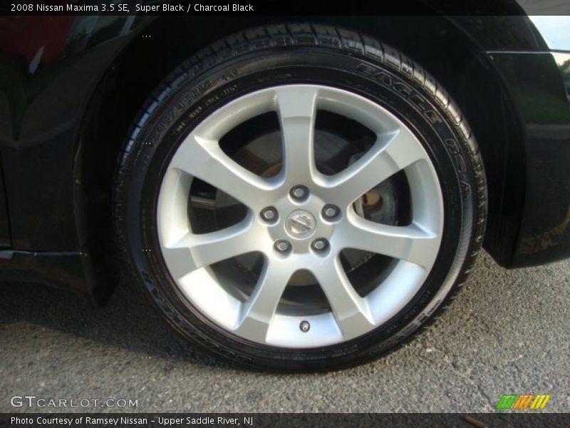 Super Black / Charcoal Black 2008 Nissan Maxima 3.5 SE